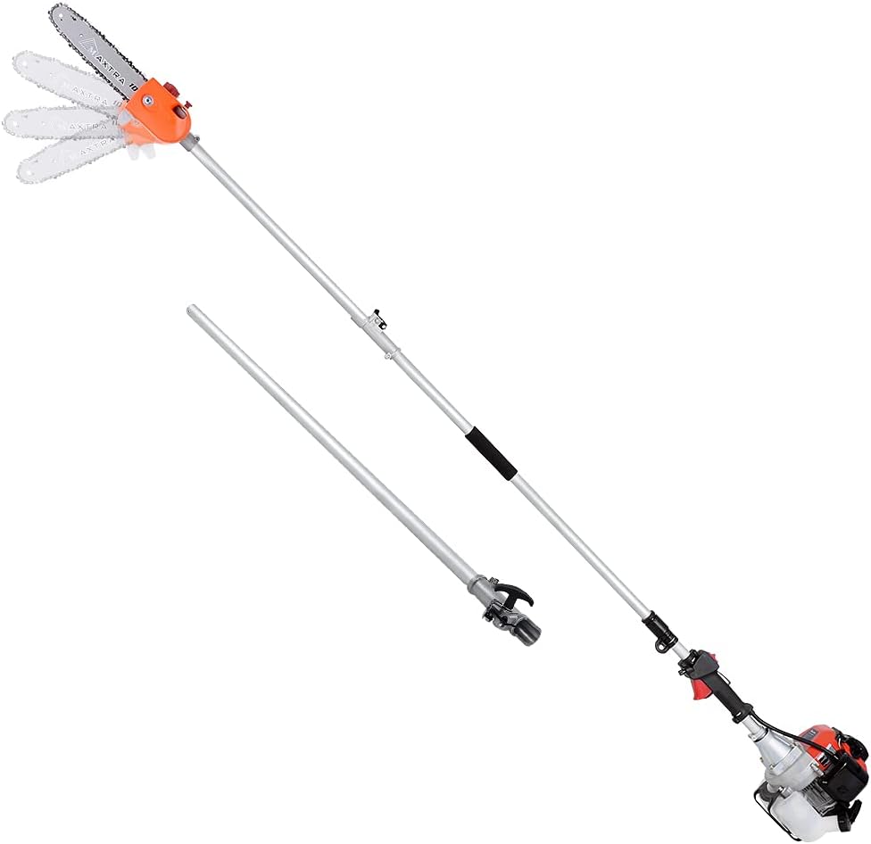 10 inch Gas Cordless Pole Saw with 3.6ft Extension S34625