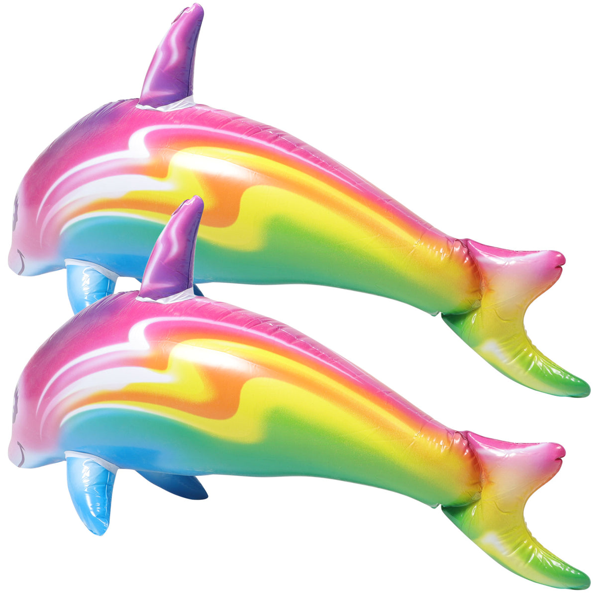 2pcs Big Inflatable Dolphin Toys T61545