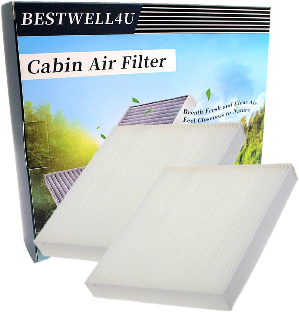 2 Pack White Cabin Air Filter E62257