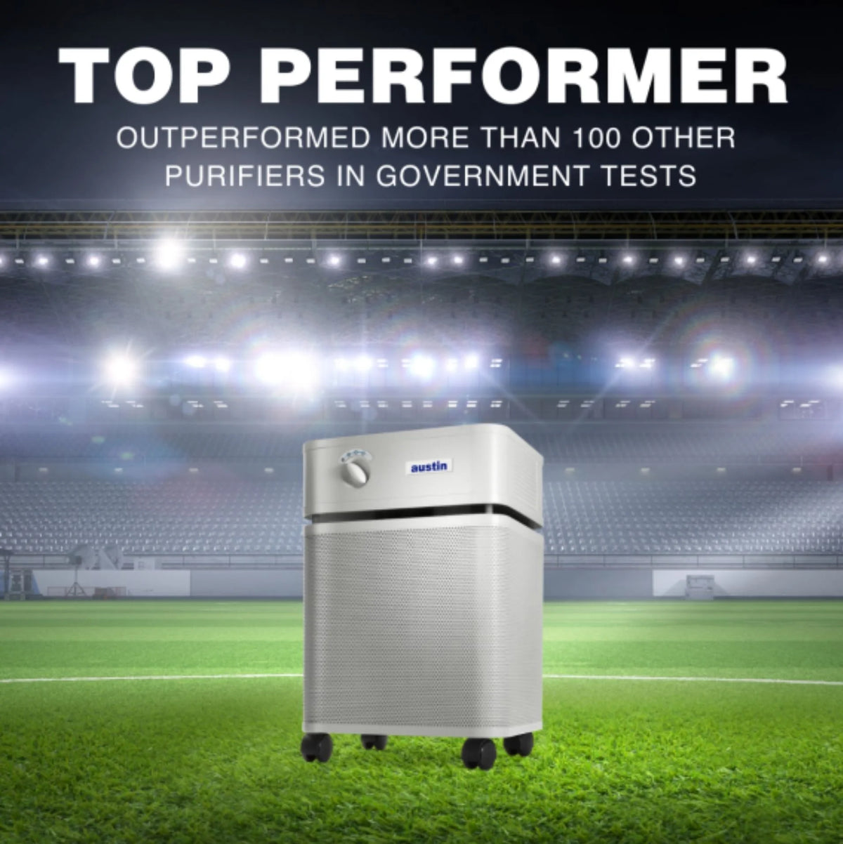 Black Air Purifier with Prefilter V646