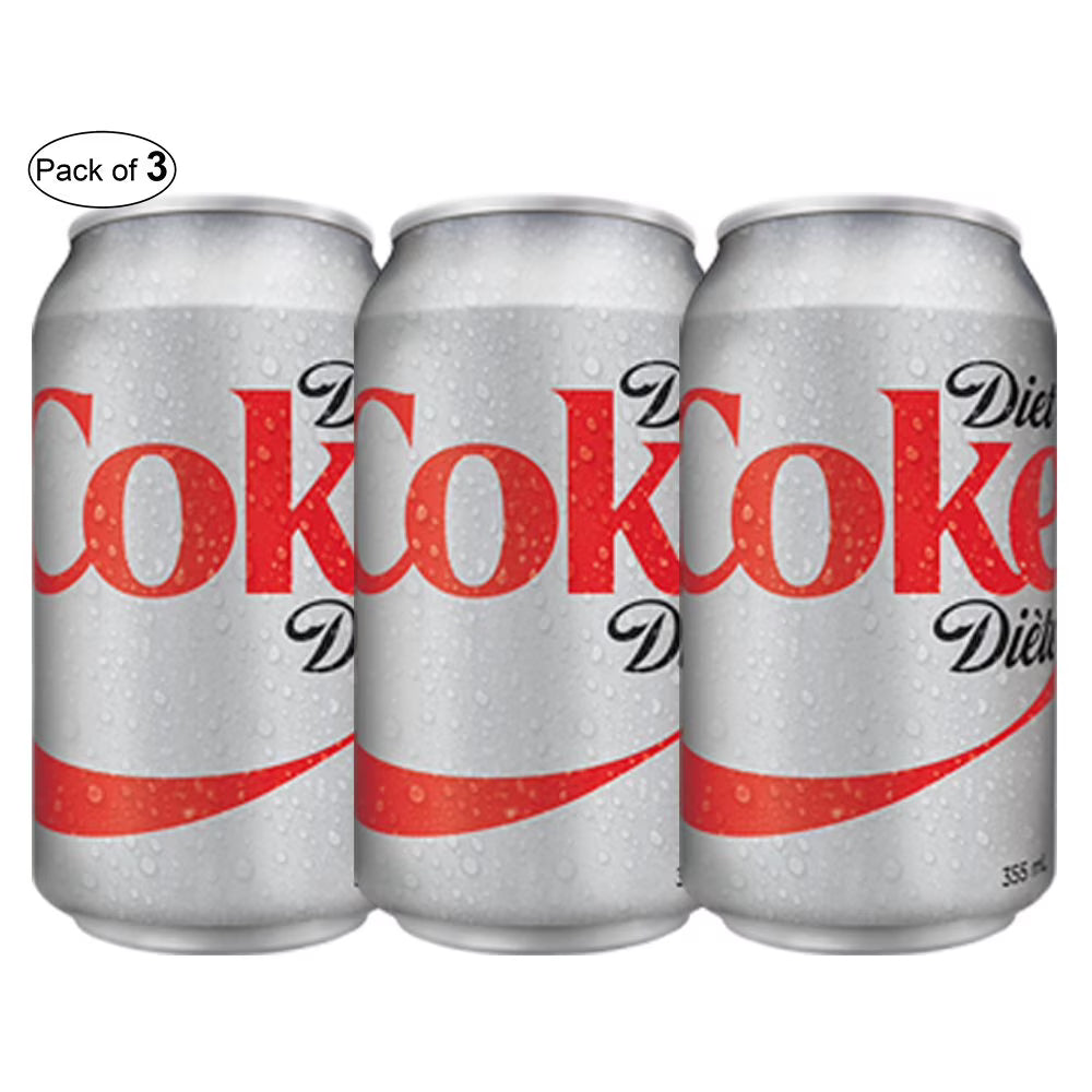 Diet Coke 355ml (Pack of 3) J6498