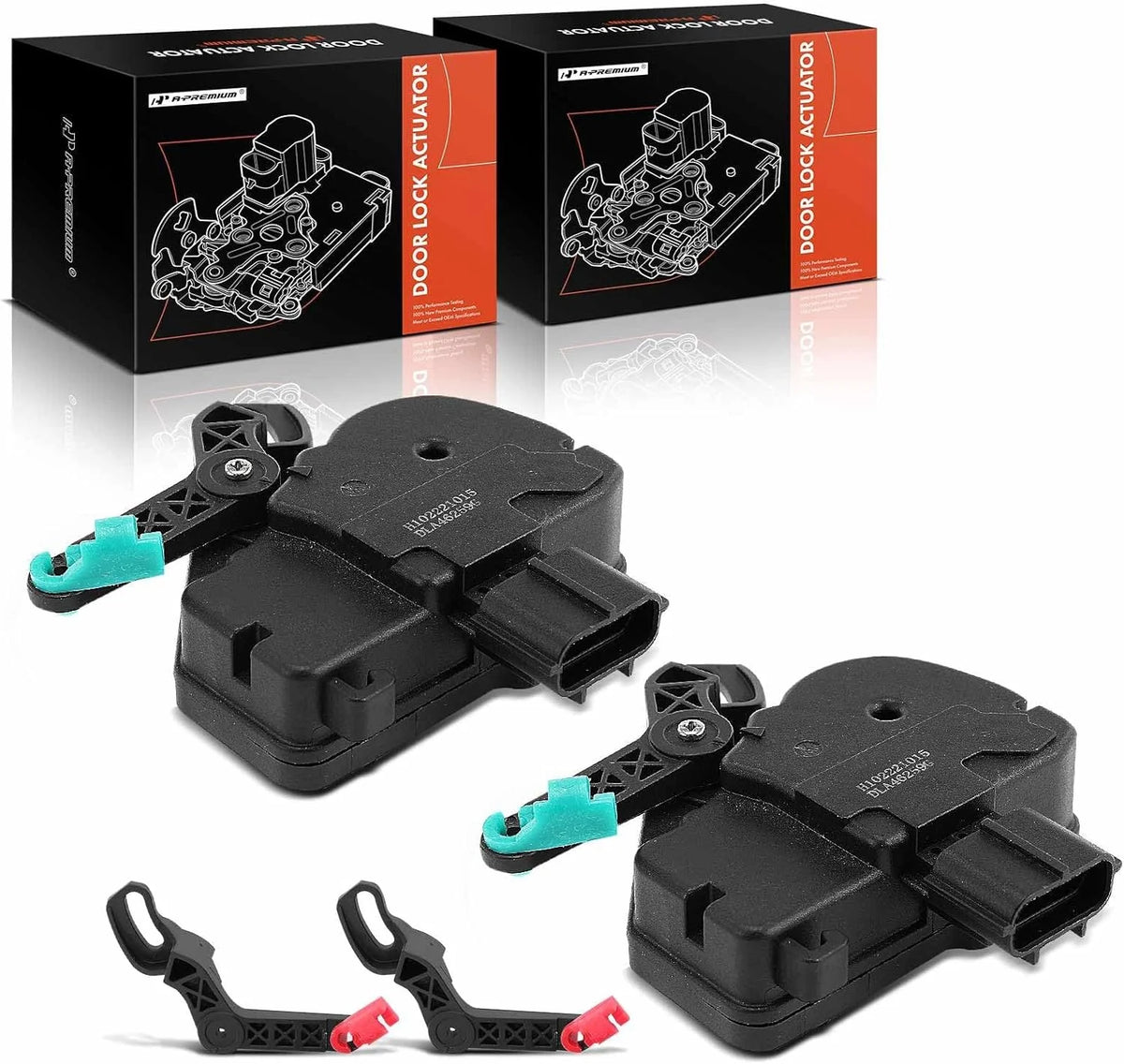 Sliding Door Power Lock Actuators Motors Replacement 2-PC Set B73214
