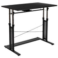 Black Rectangular Sit/Standing Desk U82761