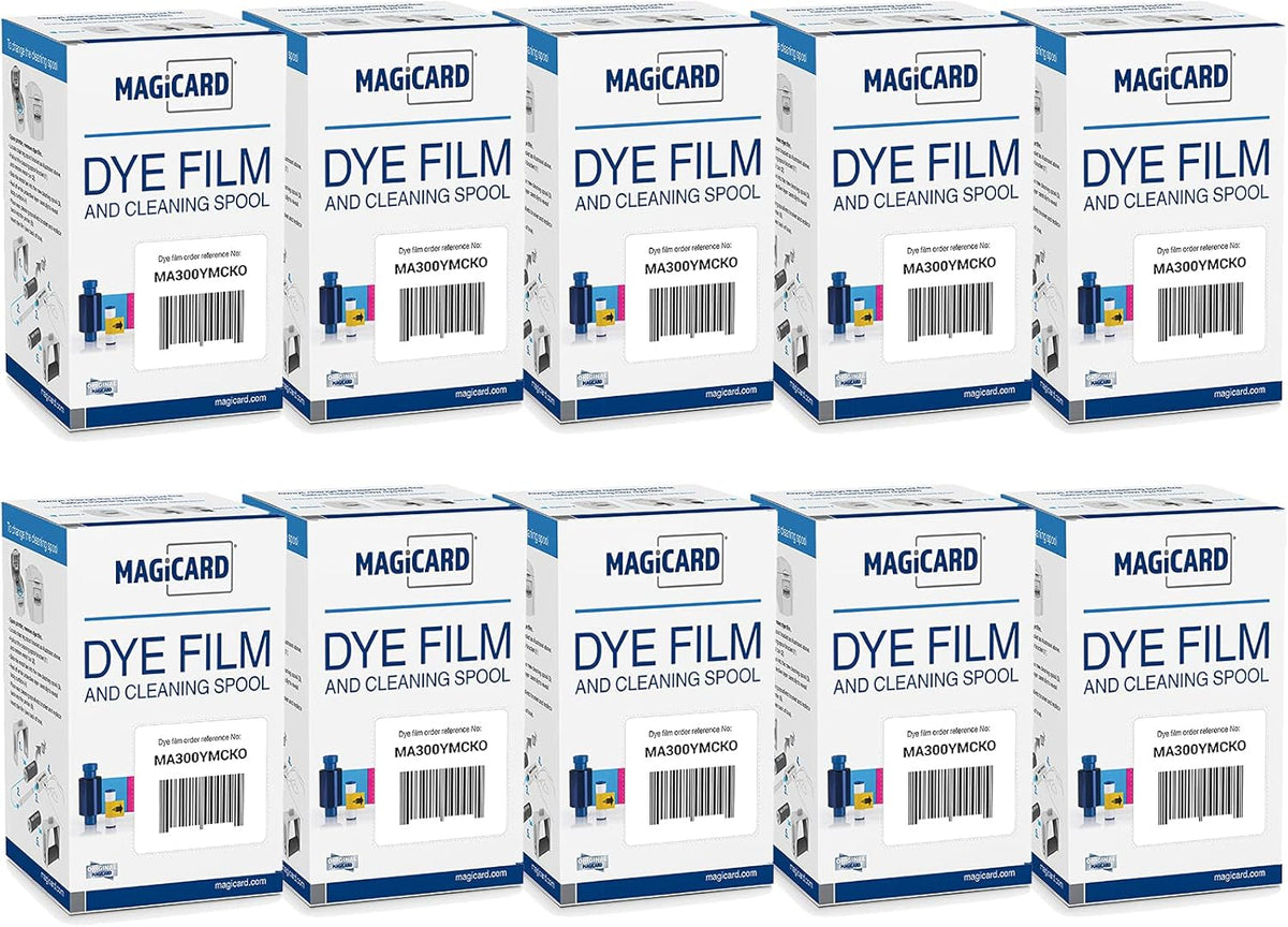 10 x Color Ribbon YMCKO 300 Prints N161870