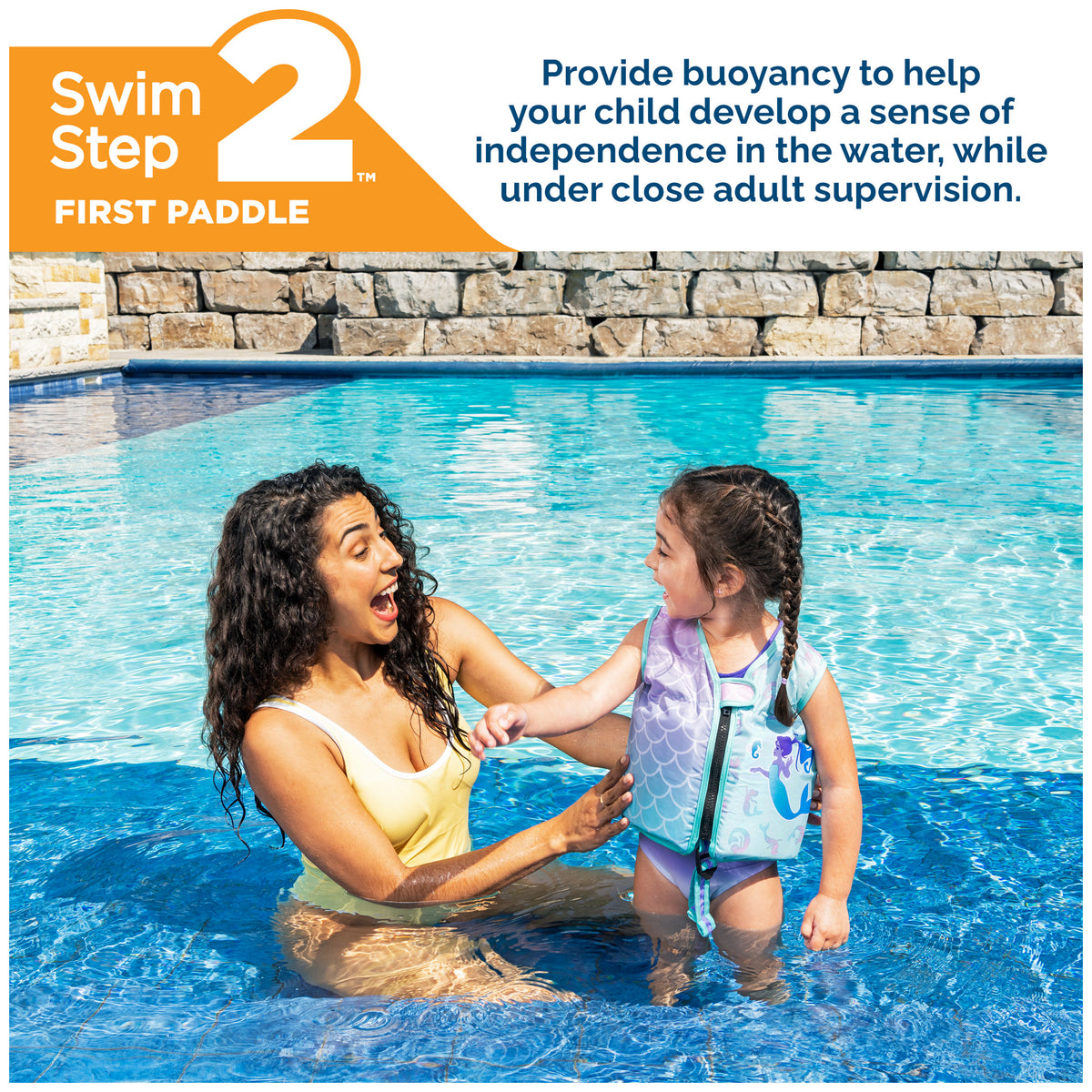Mermaid Swim Vest Life Jacket for Kids H2871