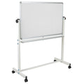 Double-Sided Mobile White Board with Pen Tray R41990