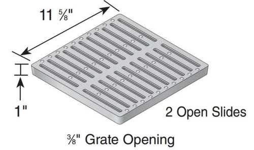 12x22 Square Catch Basin Grate Cast Iron C757