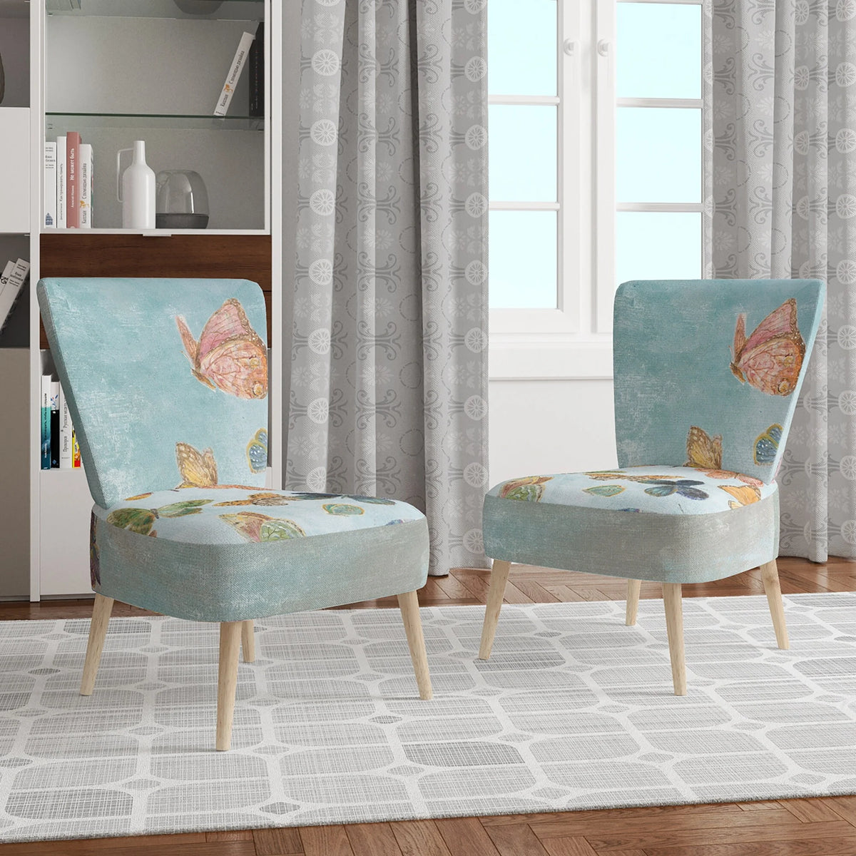 Upholstered Wildlife Accent Chair N425204