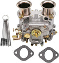 Carburetor 45mm Twin Choke 2-BBL Side Draft With Gasket Tool Kit Q44927