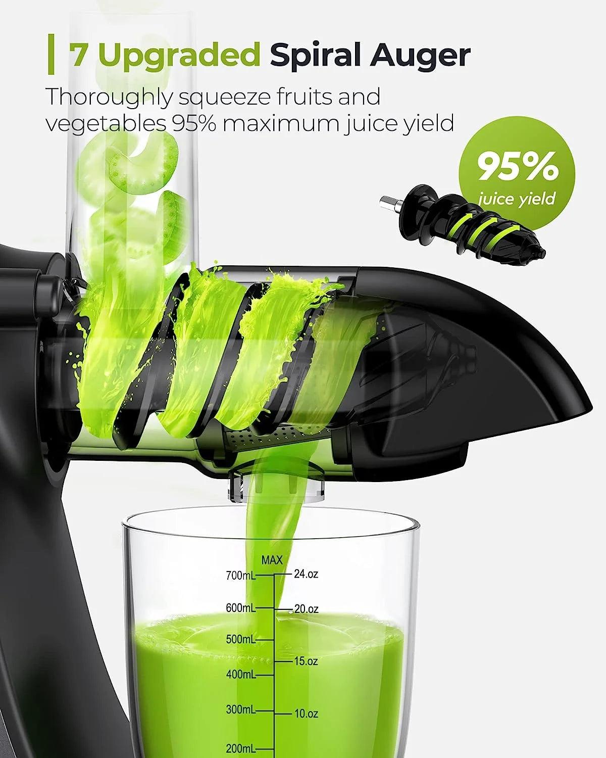 Cold Press Juicer Machine with Reverse Function O271
