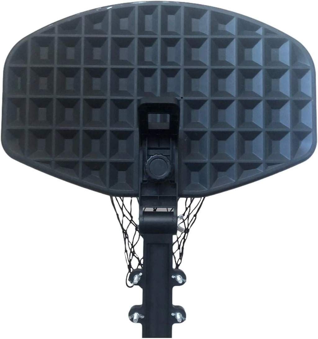 Basketball Hoop for Trampoline Backboard Toy Outdoor Sports Frame Attachment for Curved Pole T729
