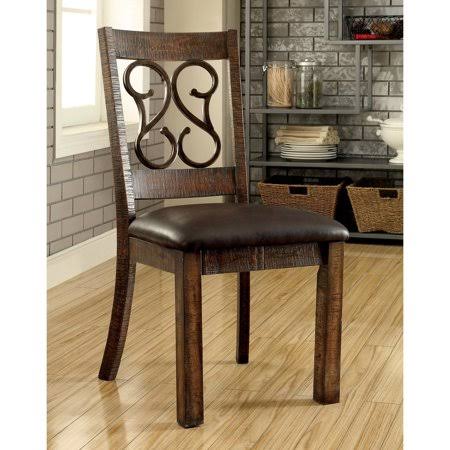 Walnut Side Chairs (Set of 2) G8190