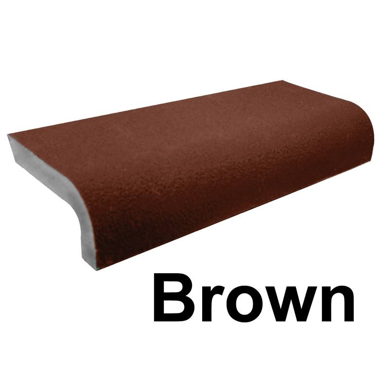 Brown Safety Edge Tiles (Case of 28) L145
