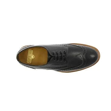 Black Monk Strap Wingtip Shoes B298293