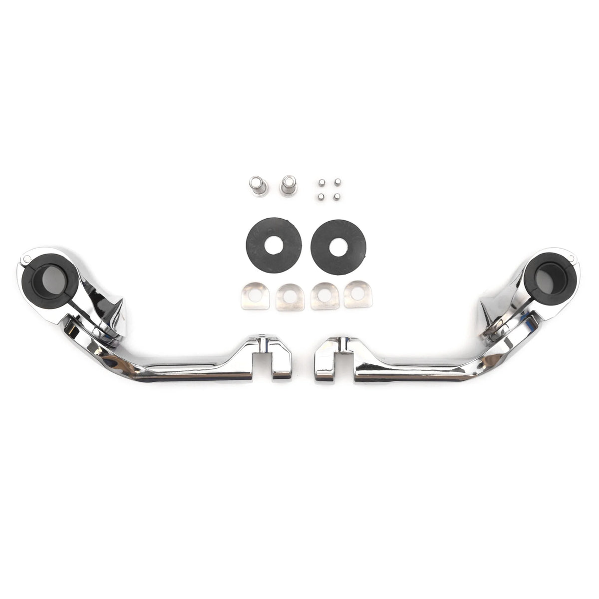 Chrome Angled Adjustable Highway Foot Peg Mounting Kit, 1 Pair Q92682