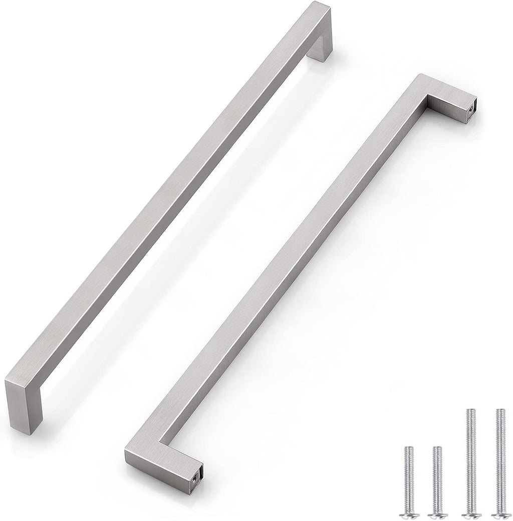 30 Pack Stainless Steel Square Corner Kitchen Cabinet Door Handles R717
