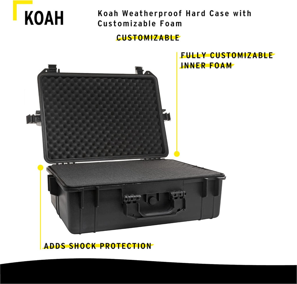 Weatherproof Hard Case with Customizable Foam C5364