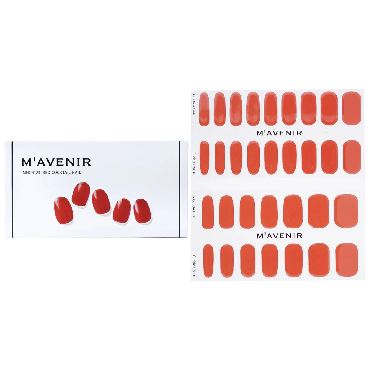 Red Brillante Cherry Nail Sticker 32pcs E3431