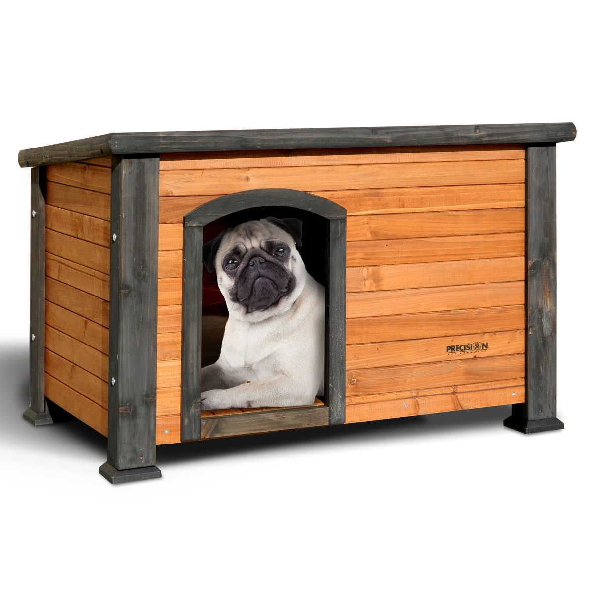 Natural Log Cabin Dog House J393800