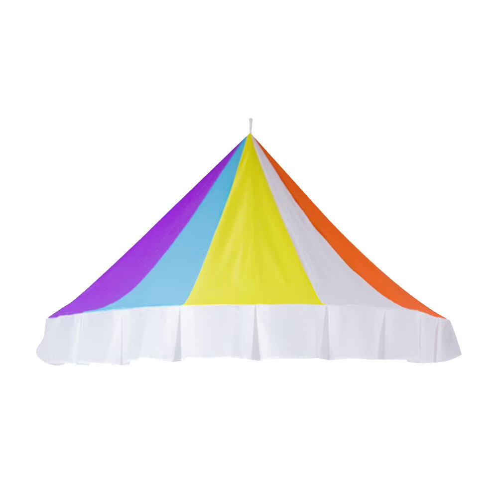 Rainbow Half-Round Dome Gauze Bed Canopy Tent L7458