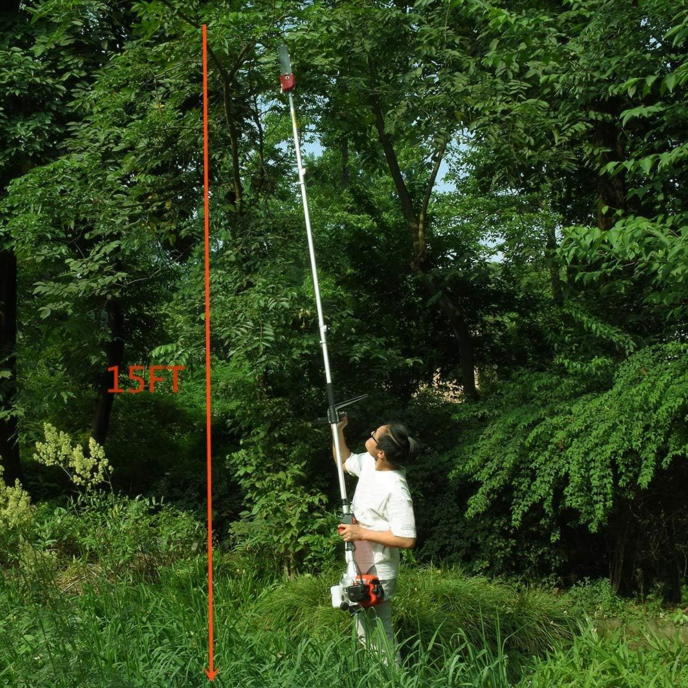 10 inch Gas Cordless Pole Saw with 3.6ft Extension S34625