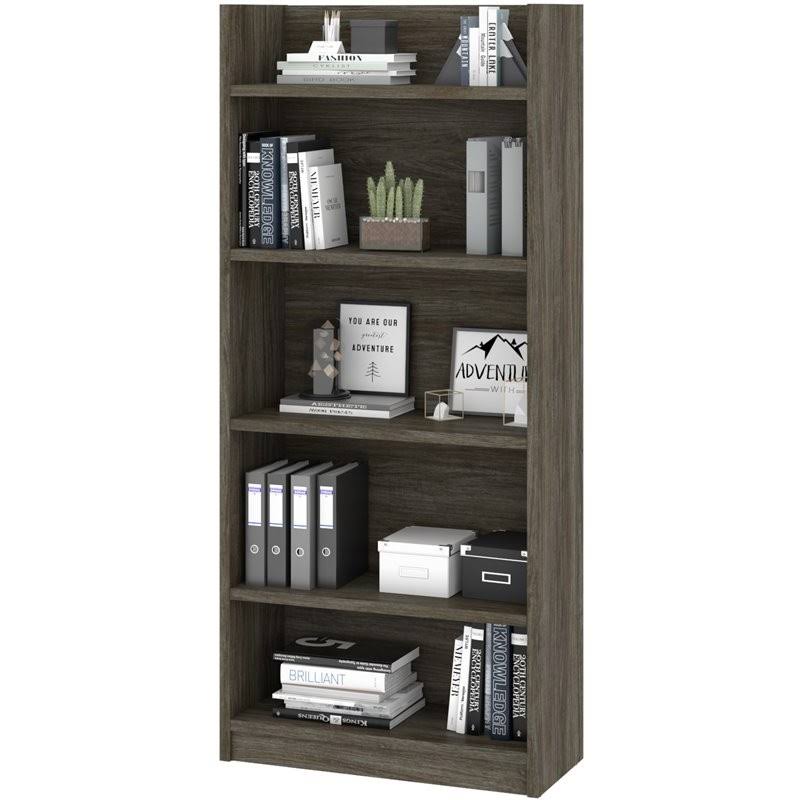 Walnut Gray Standard Bookcase U950