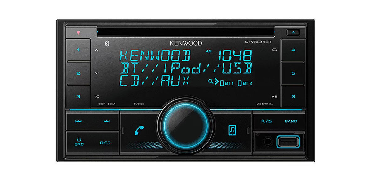 Double 2 DIN CD Player with Bluetooth U5564