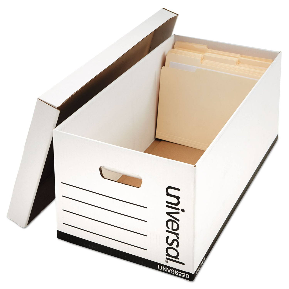 Storage box Letter white (pack of 12) Y451