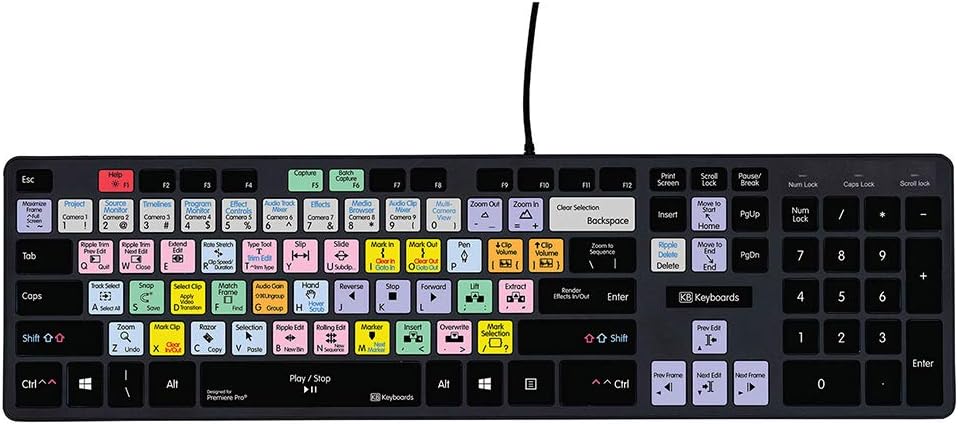 Slimline Editing Mechanical Keyboard for Windows PC W771725