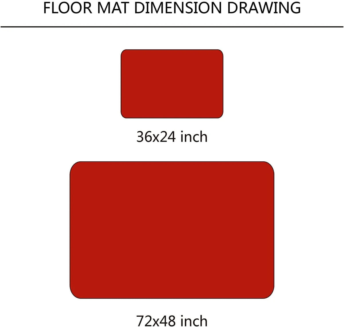 Watercolor Highland Cow Non-Slip Area Rug, 36"×24" O38659