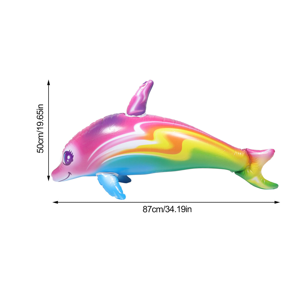 2pcs Big Inflatable Dolphin Toys T61545
