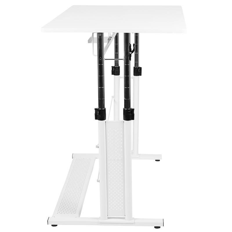 Black Rectangular Sit/Standing Desk U82761