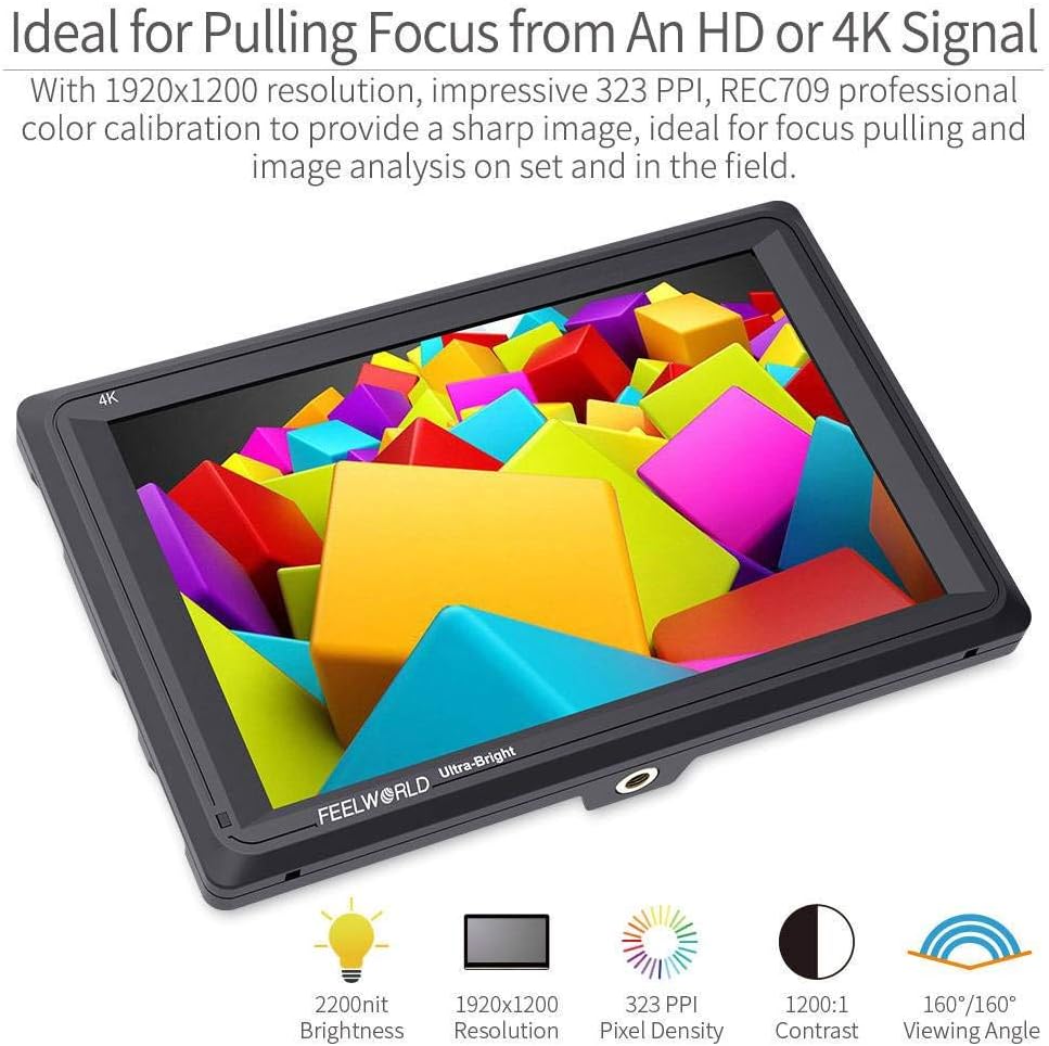 7 Inch 2200nit Ultra Bright DSLR Camera Field Monitor S214400