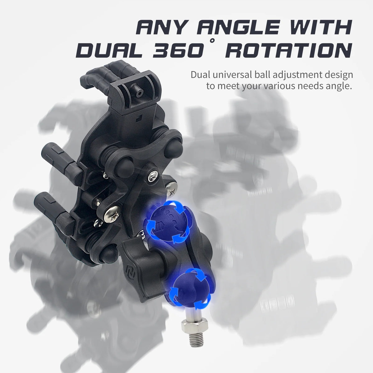 Motorcycle Cell Phone Holder with Vibration Dampener V6648