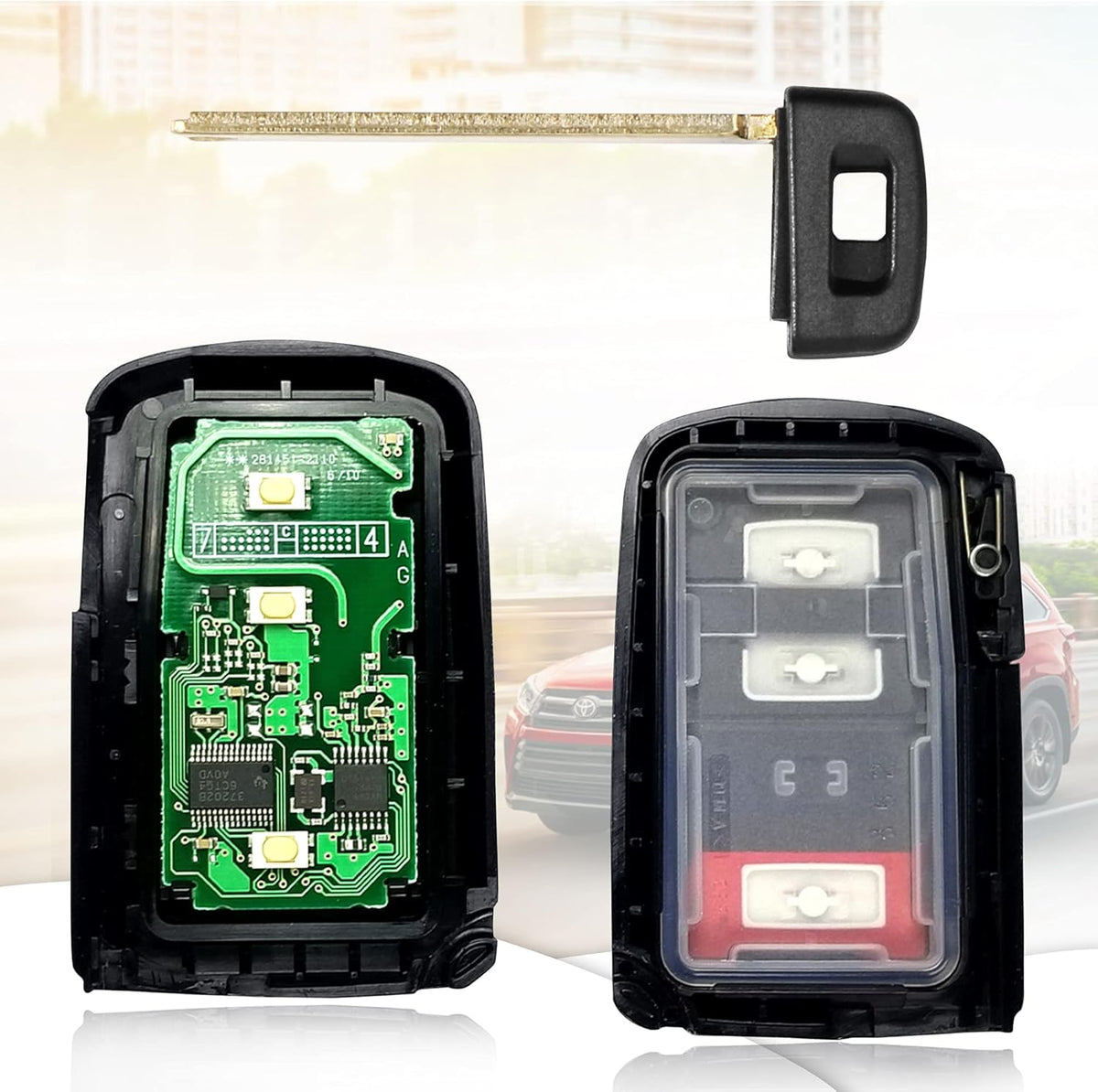 Keyless Entry Remote Flip Key Fob for Toyota Highlander 2014-2019 H5247