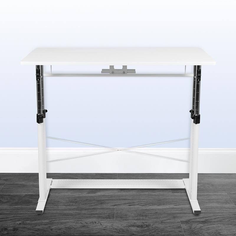 Black Rectangular Sit/Standing Desk U82761