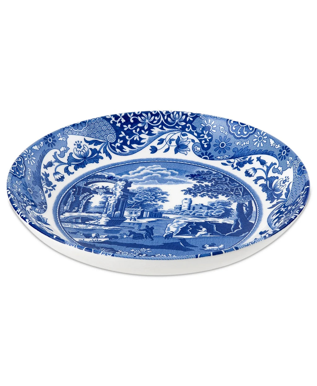 Blue Italian 9-Inch Pasta Bowl Set of 4 S537