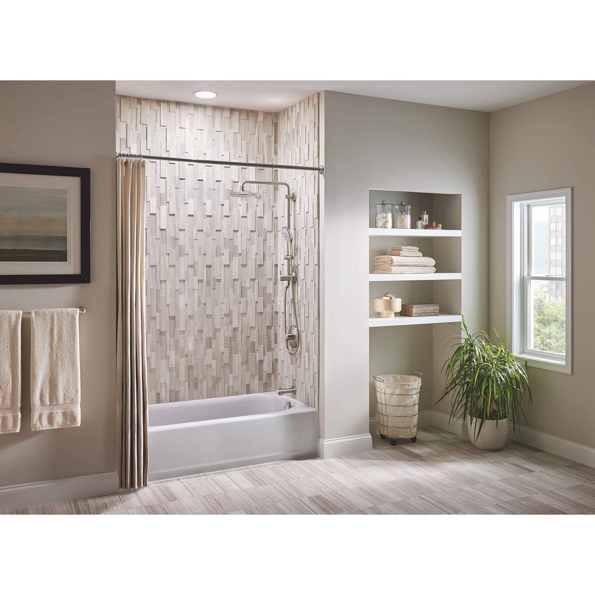 Brushed Nickel Shower Head L61239