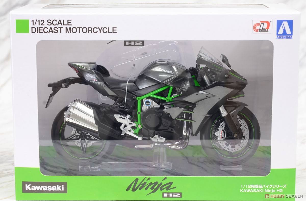 1/12 Scale Kawasaki Ninja H2 Finished Model G4863