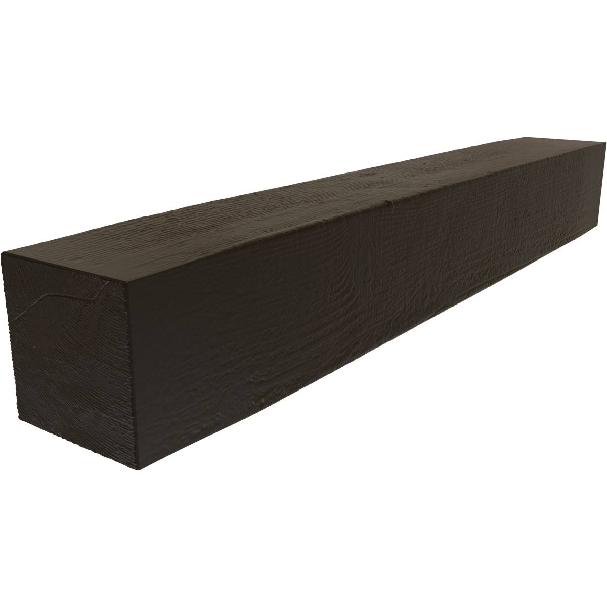 Rough Sawn Faux Wood Fireplace Mantel V884