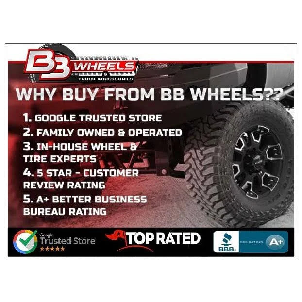 Gloss Black Milled 22x10 Wheel B660