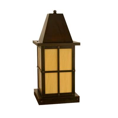 1-Light Hardwired Pier Mount Light, Antique Copper P173123