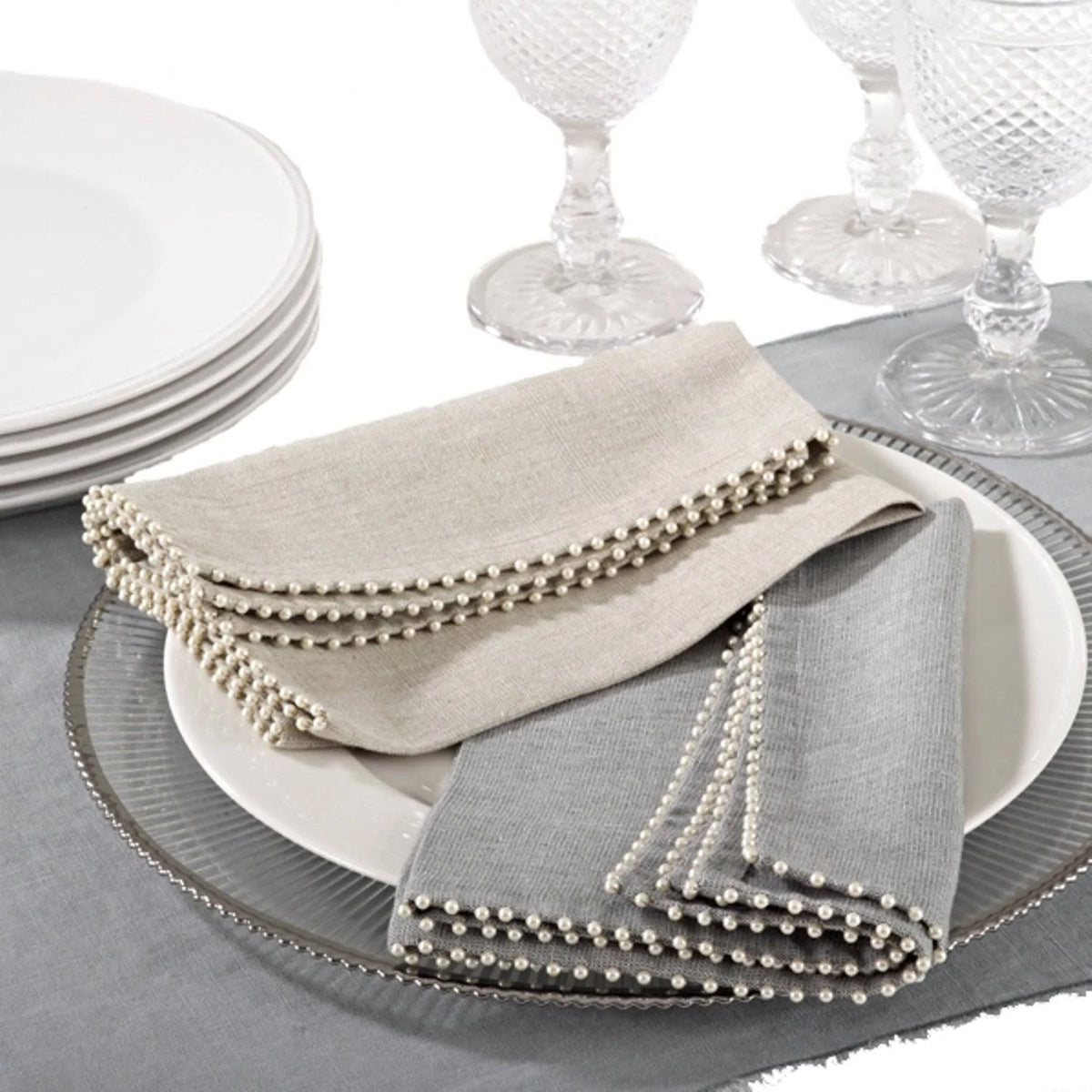 Pearl Napkin Set of 4 O450188