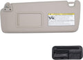 Beige Sun Visor Compatible Toyota Highlander 2004-2007 Pack of 2 G637607