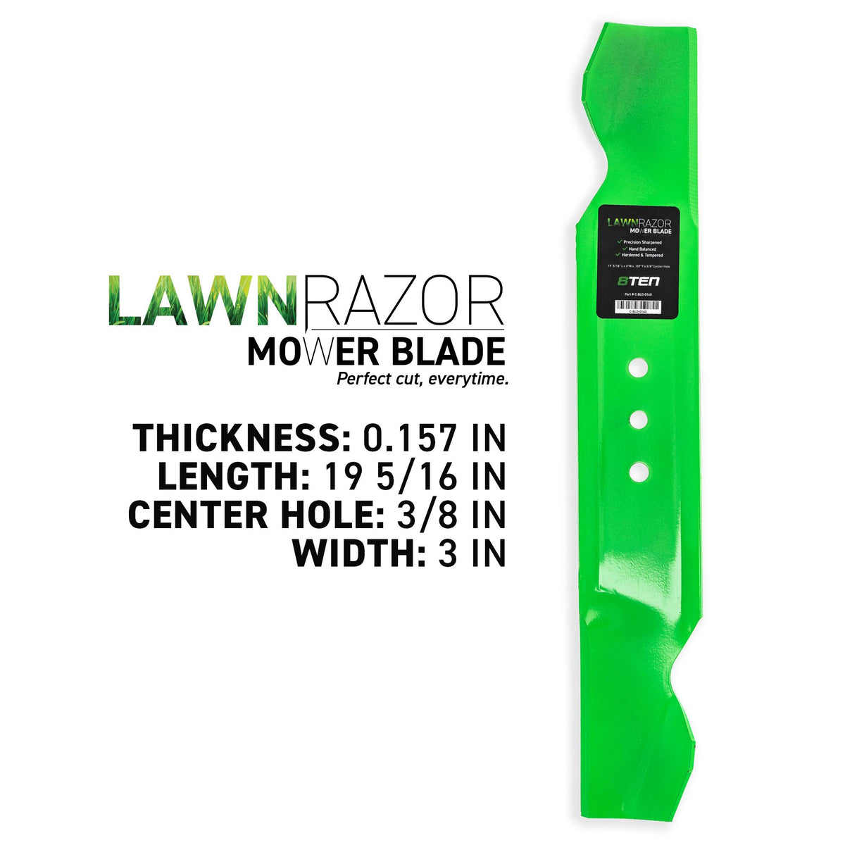 Mulching Blade 38 inch 4 Pack H2640