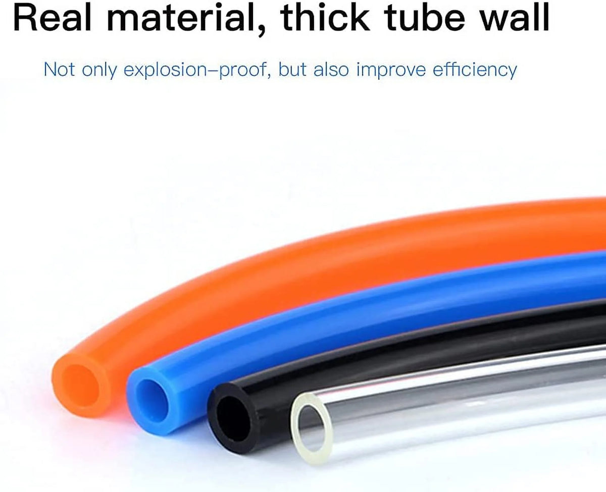 Blue 32.8ft PU Polyurethane Pneumatic Tubing Air Hose S4324