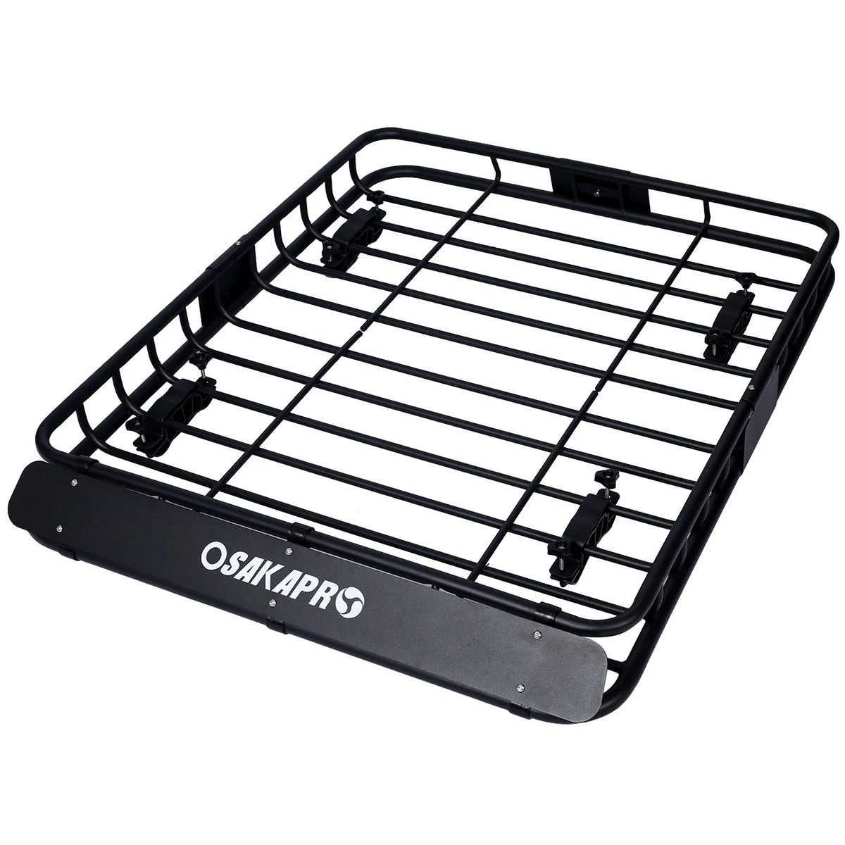 Black Steel Roof Rack Cargo Carrier Basket H44426