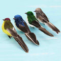 Mini Fake Birds Artificial Feather Foam Doves Wedding Garden Decoration Ornament N654853