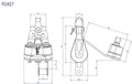 Double Fixed with Cam and Becket X161