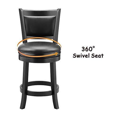 Black 24-Inch Bar Stool C5479